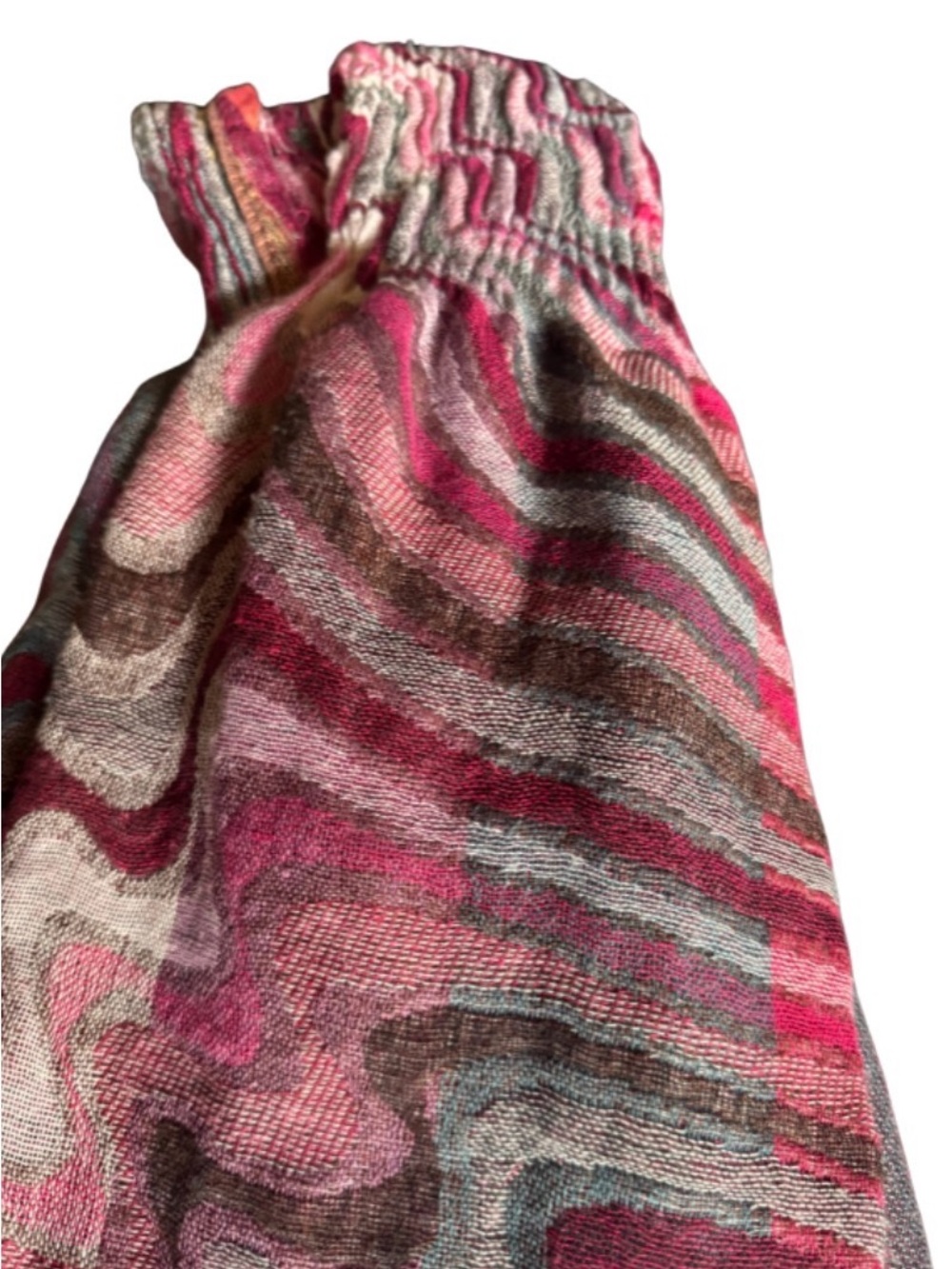 Vintage Boho Sinched scarf or Wrap - Picture 3 of 4